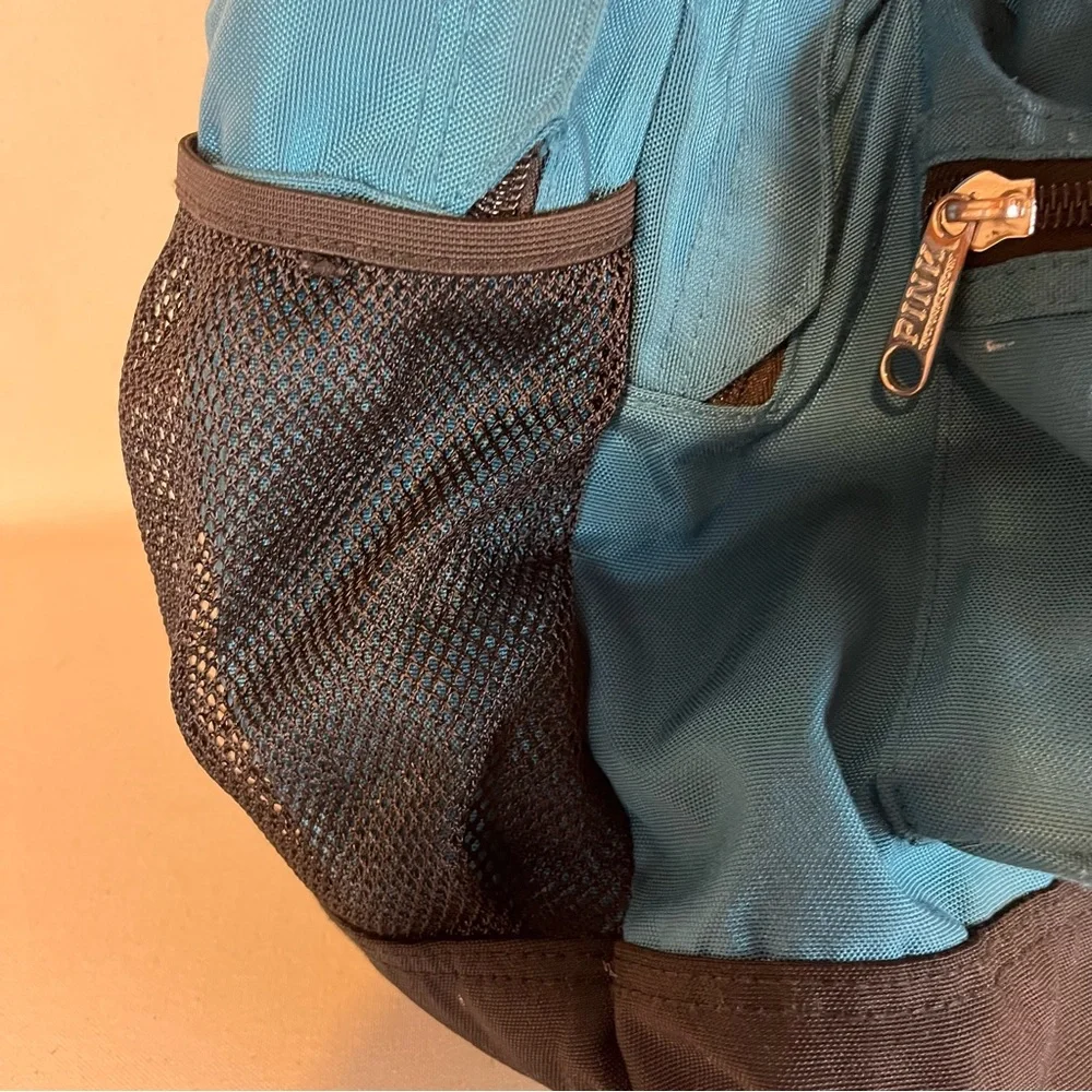 Victoria's Secret PINK Full Size Jade Teal Backpack Versatile‎ Bold Fun Design